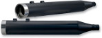 1995-up 4″ Race Tour Mufflers by S&S Cycle (black with 1861-0812 end cap) 1801-0619/ 1861-0812