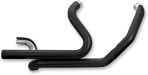 1995-2008 Black Power True Dual Header by S&S Cycle 1802-0250