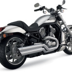 2002-2007 Vance & Hines Power Shots Slip-ons for V-Rod w/180mm Rear Tire – 17913